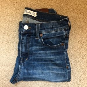 Madewell High Riser Skinny Jeans in Atlantic